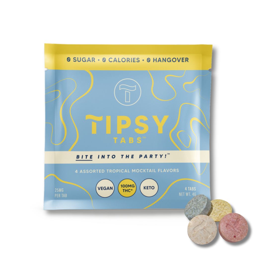 TipsyTabs – Sublingual Tablets (contains D8 THC)